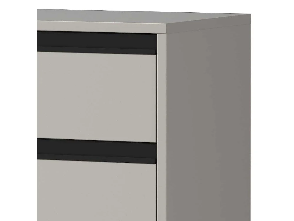 Kommode Bad Schrank mit einer Schublade und Drehtüren