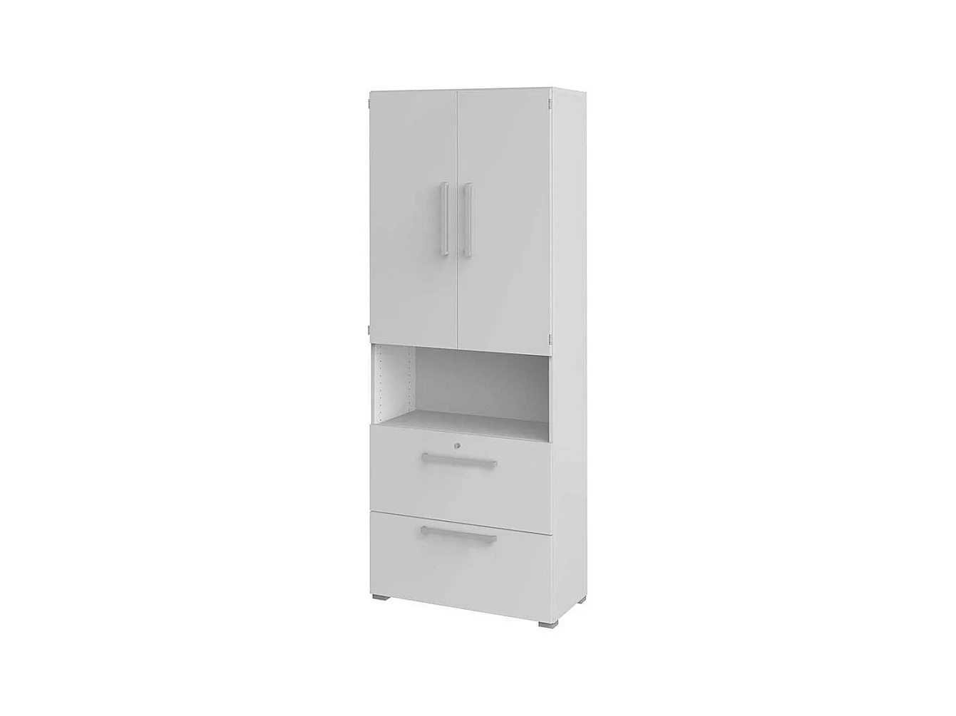 B�roschrank in Wei� 80 cm breit