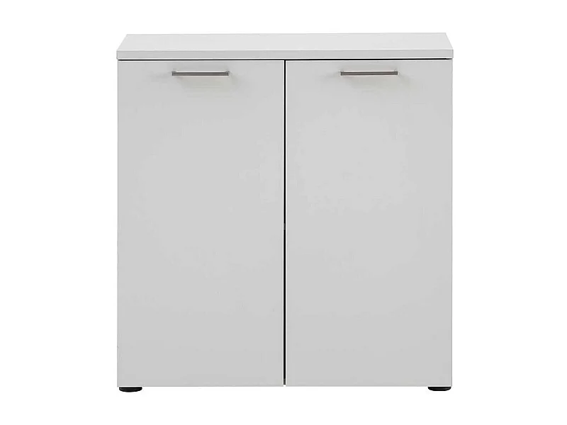 Aktenordnerschrank in Lichtgrau 2 türig mit Dämpfung