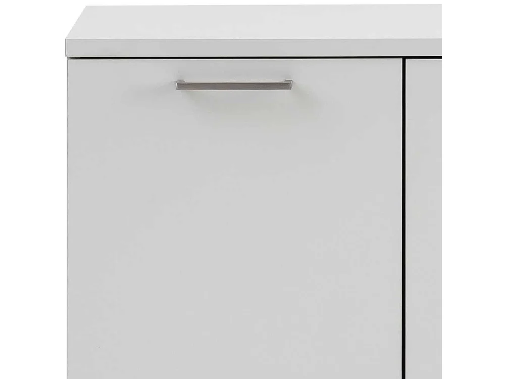 Aktenordnerschrank in Lichtgrau 2 türig mit Dämpfung