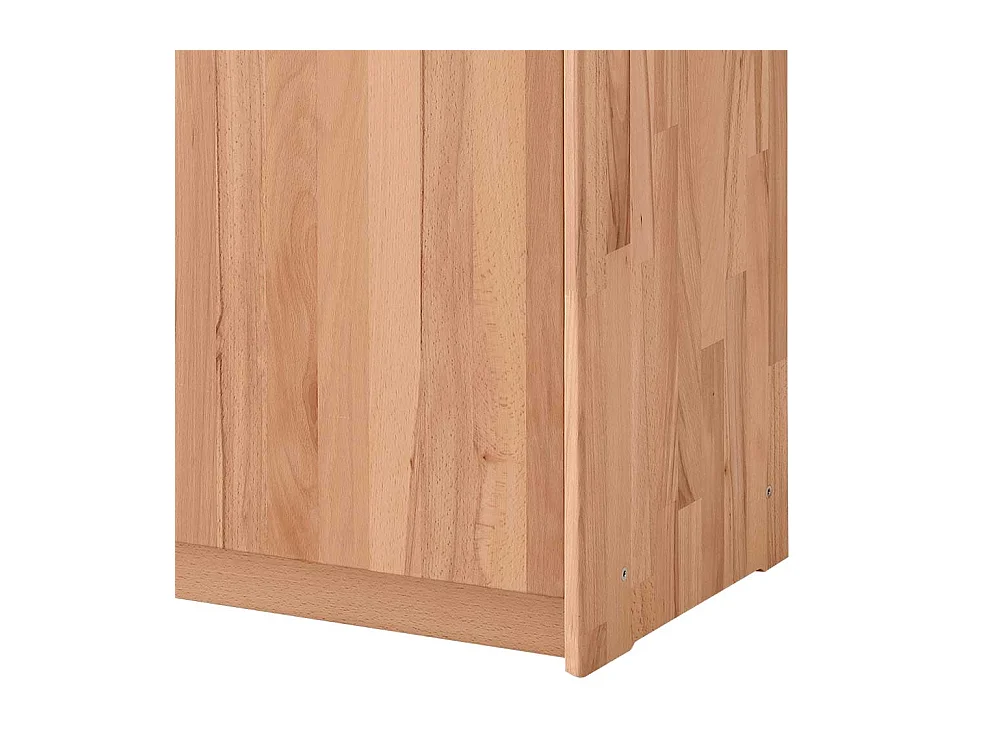 Aktenordnerschrank Kernbuche mit abschließbaren Drehtüren Massivholz