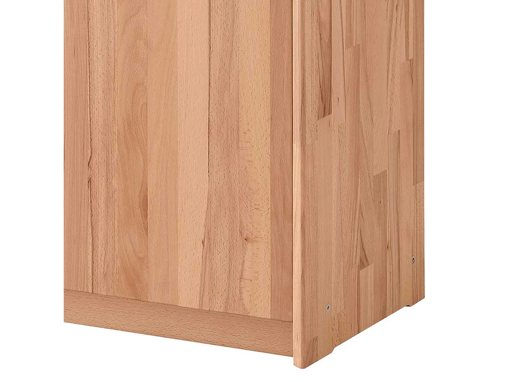 Aktenordnerschrank Kernbuche mit abschließbaren Drehtüren Massivholz