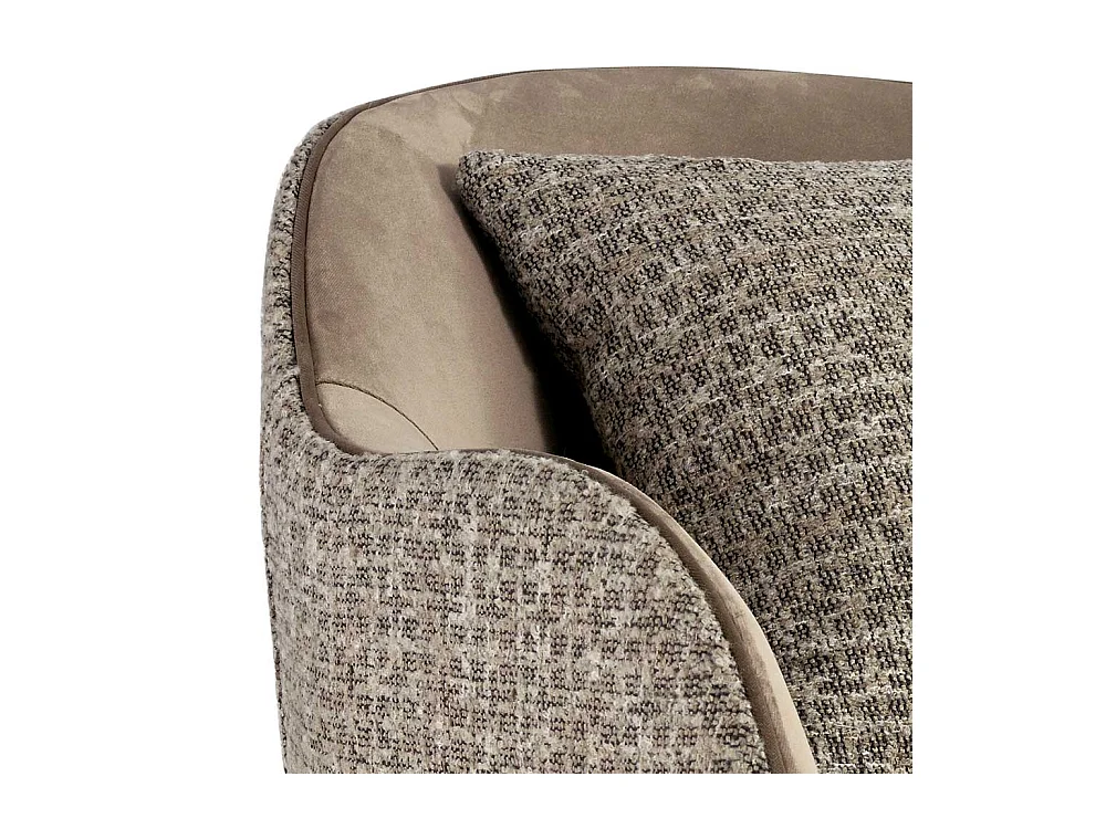Hochwertiger Polstersessel in modernem Design Beige - Hellbraun