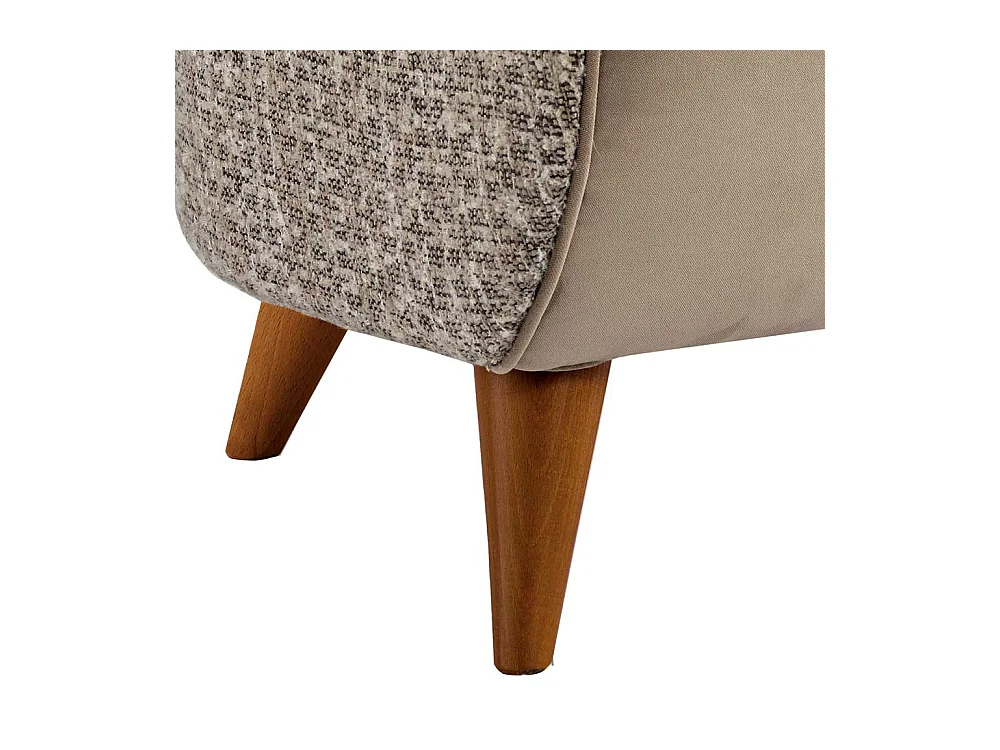 Hochwertiger Polstersessel in modernem Design Beige - Hellbraun