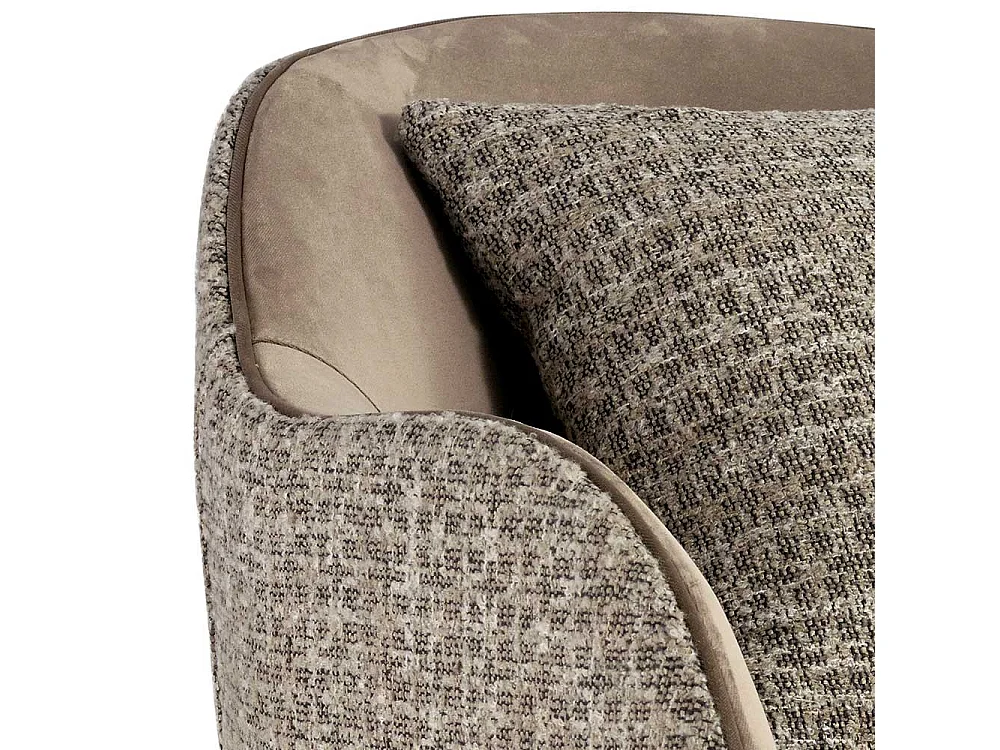 Hochwertiger Polstersessel in modernem Design Beige - Hellbraun