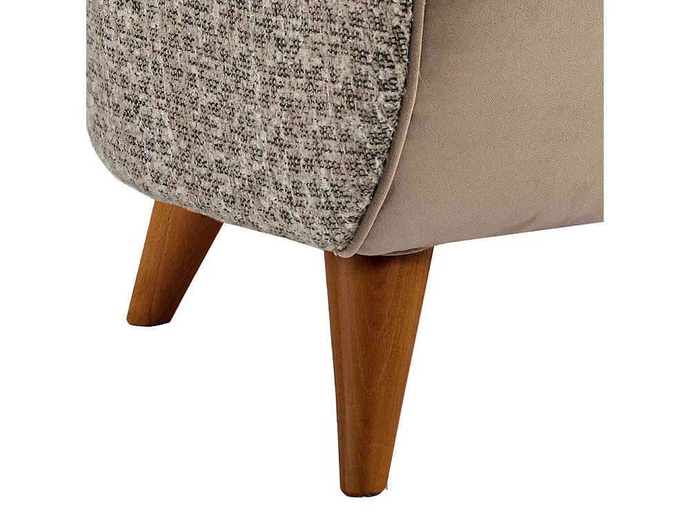 Hochwertiger Polstersessel in modernem Design Beige - Hellbraun