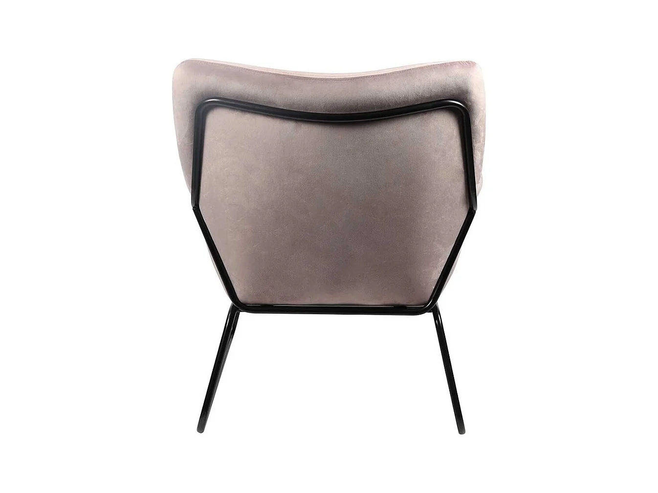 Kleiner Einzelsessel in Rosa Bezug aus Samt