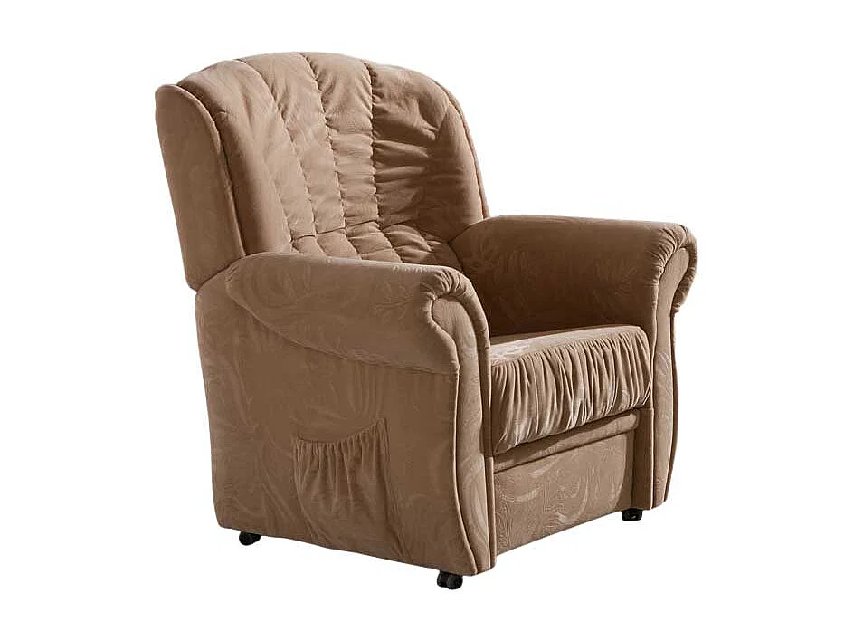 TV Sessel mit Federkern beige