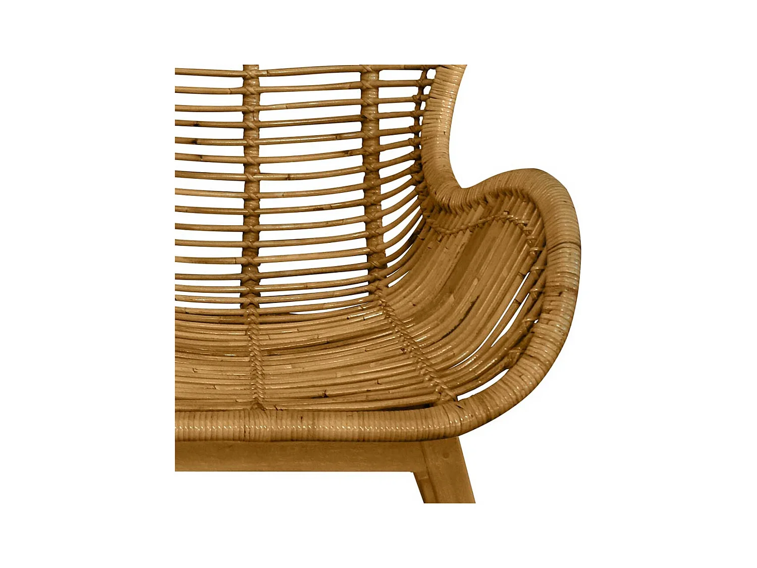 Sessel aus Teak Recyclingholz Landhausstil