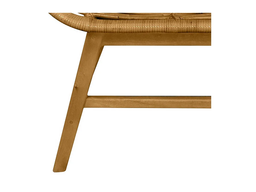 Sessel aus Teak Recyclingholz Landhausstil