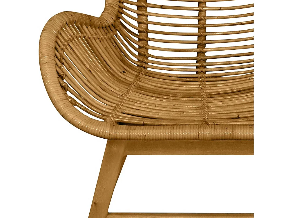 Sessel aus Teak Recyclingholz Landhausstil