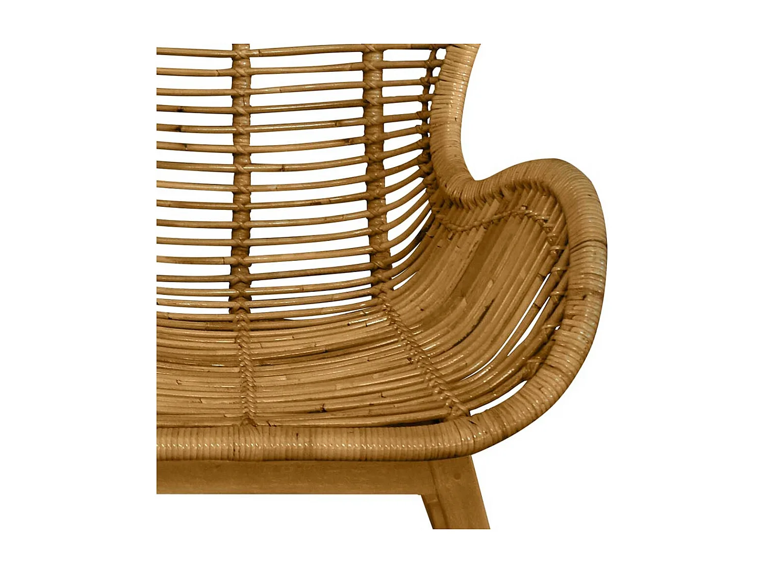 Sessel aus Teak Recyclingholz Landhausstil