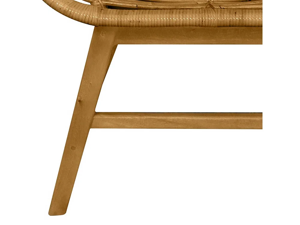 Sessel aus Teak Recyclingholz Landhausstil