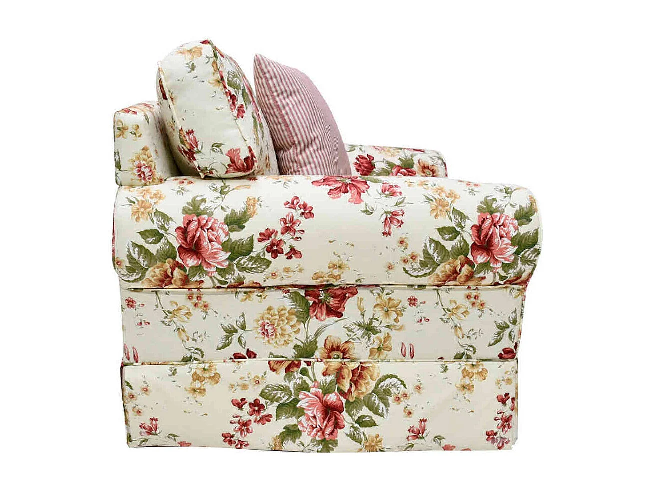 Wohnzimmer Sessel im Landhausstil Blumen Motiv