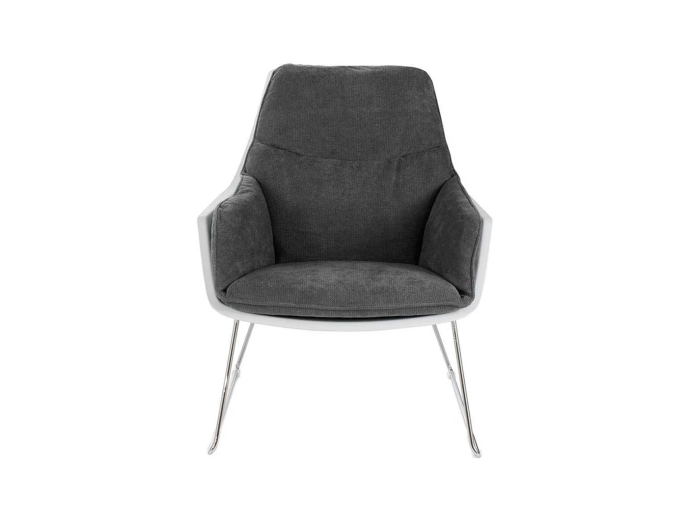 Kunststoff Schalen Sessel im Retrostil Schaumstoffpolsterung (2er Set)