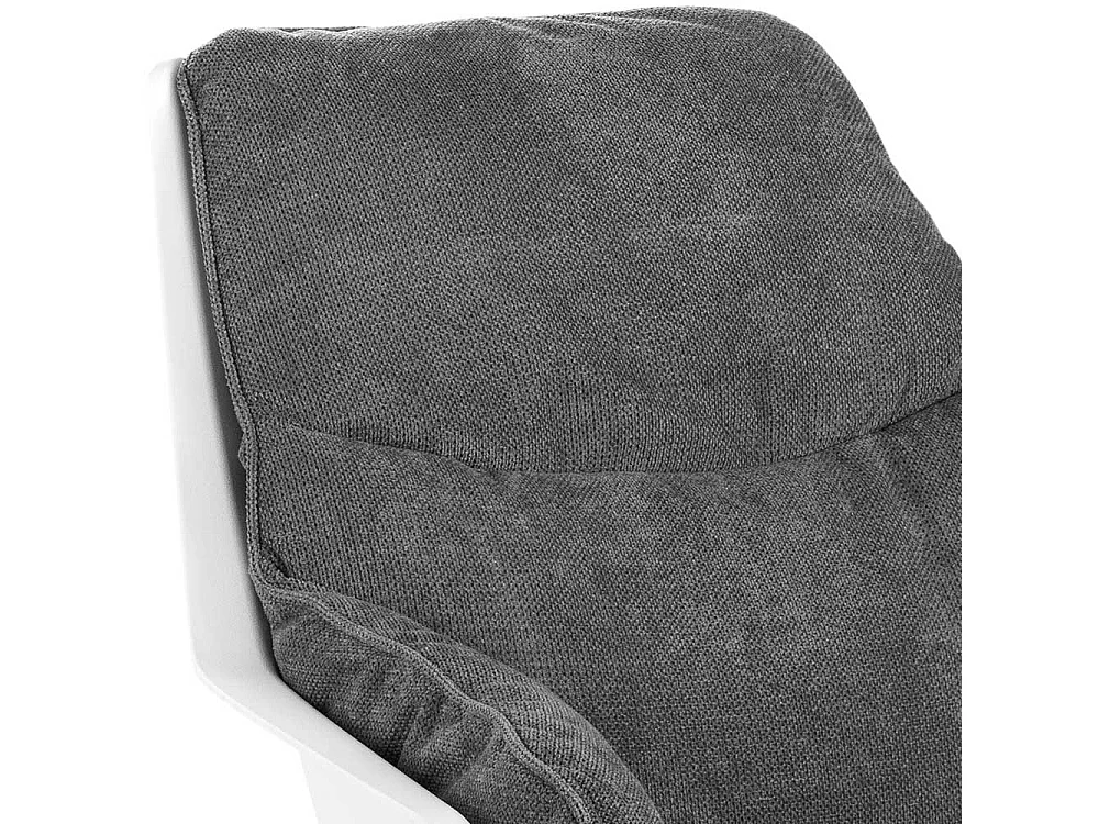 Kunststoff Schalen Sessel im Retrostil Schaumstoffpolsterung (2er Set)