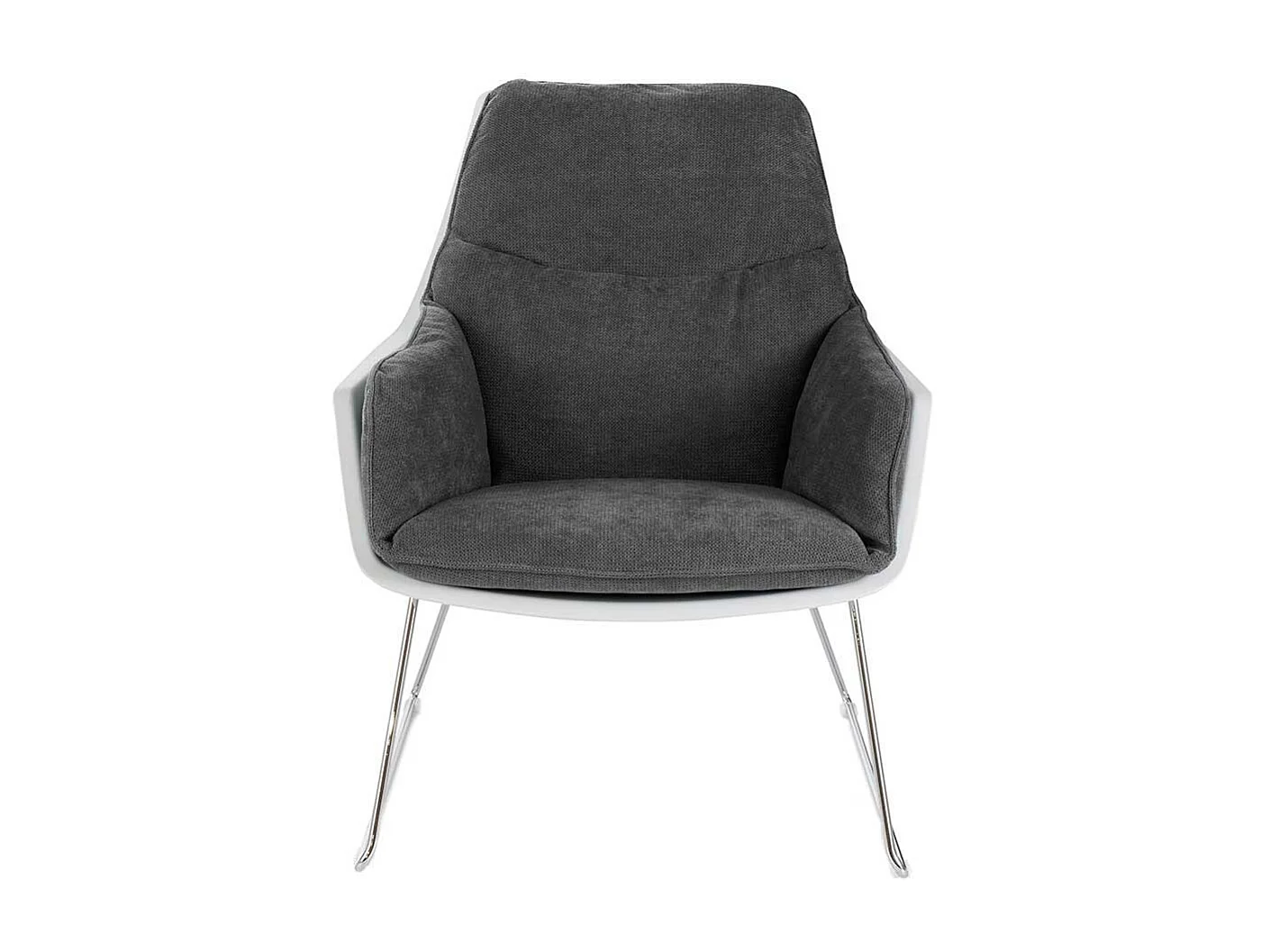 Kunststoff Schalen Sessel im Retrostil Schaumstoffpolsterung (2er Set)