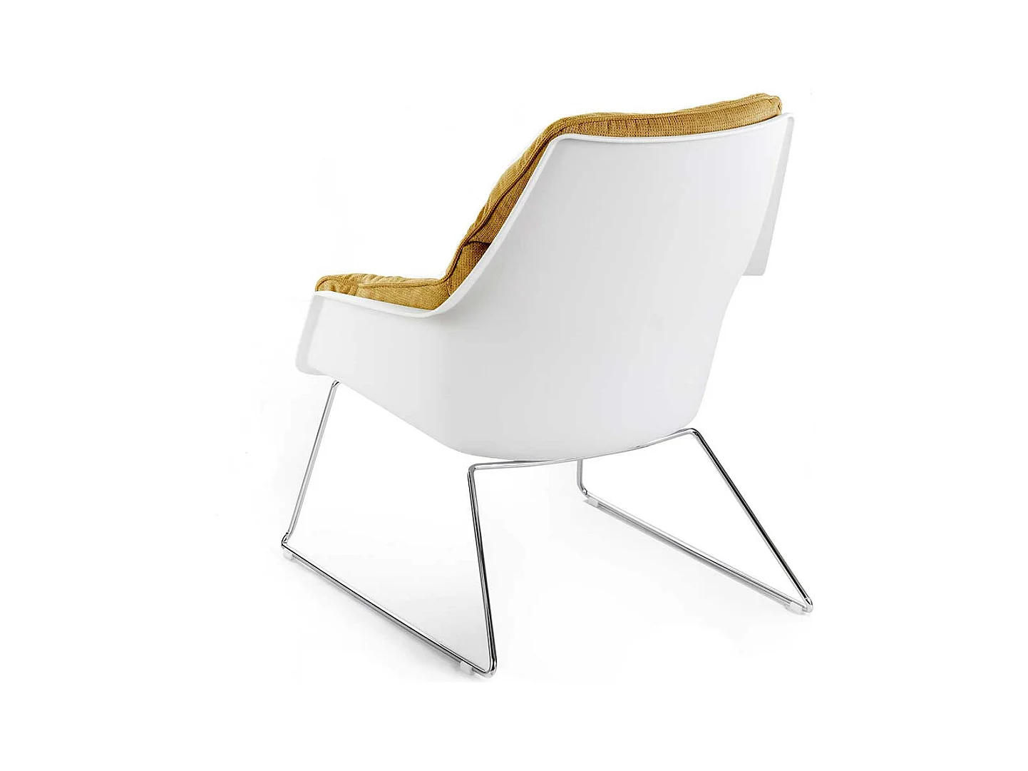 Zwei Retro Sessel mit Bügelgestell Metall (2er Set)