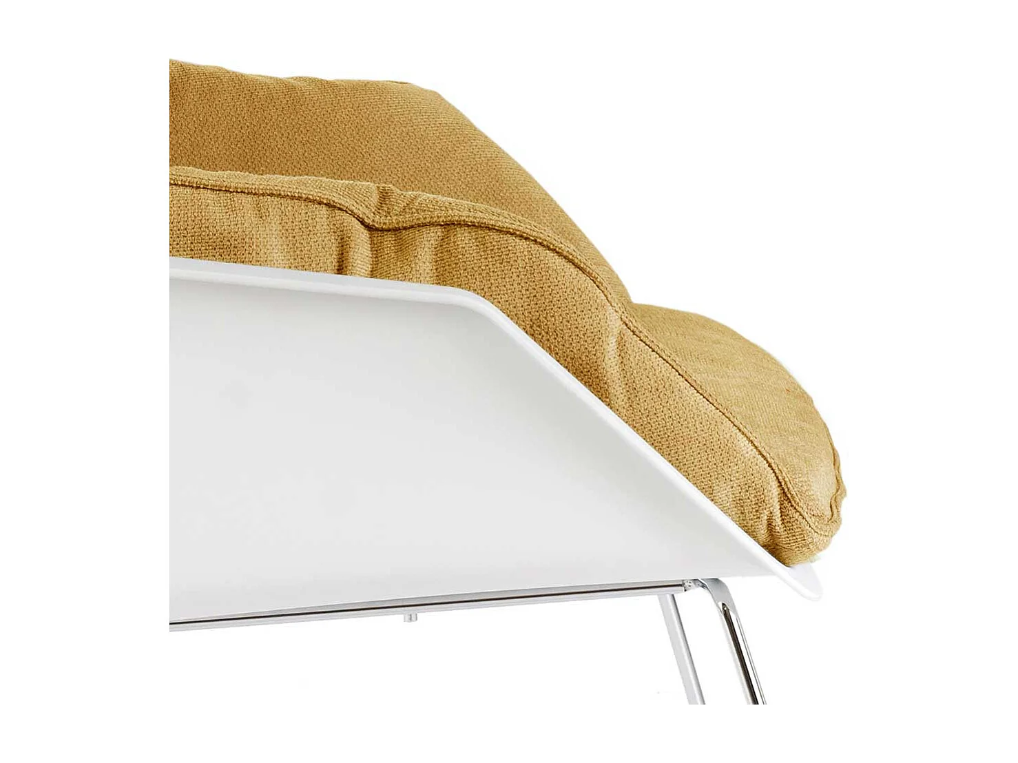 Zwei Retro Sessel mit Bügelgestell Metall (2er Set)