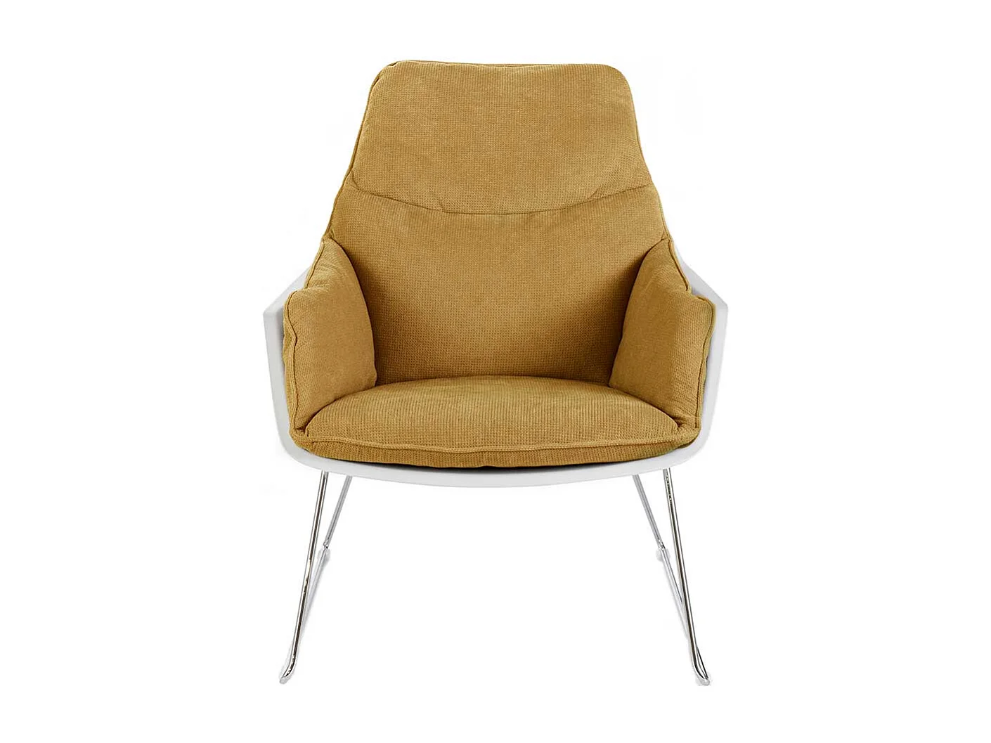 Zwei Retro Sessel mit Bügelgestell Metall (2er Set)