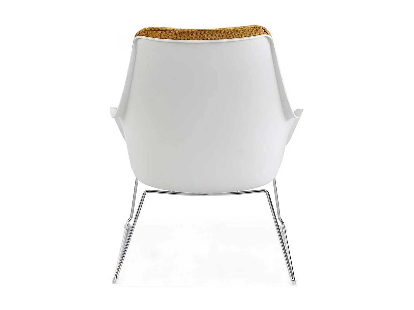 Zwei Retro Sessel mit Bügelgestell Metall (2er Set)