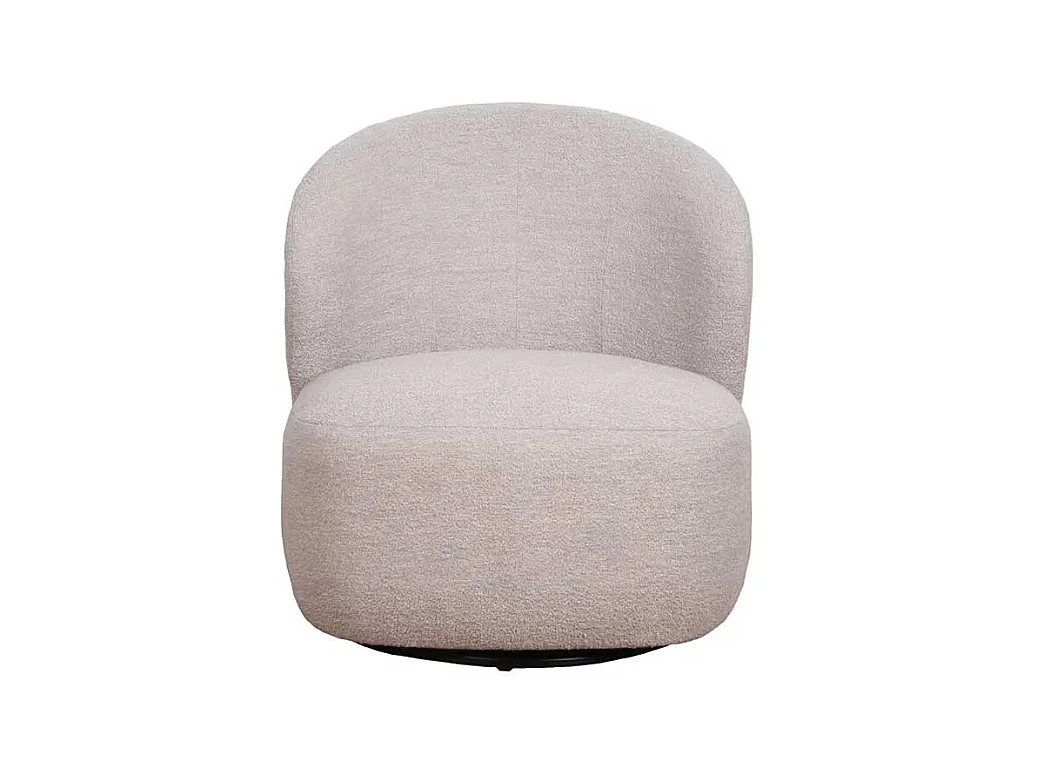 Sessel Polstersessel drehbar aus Boucle