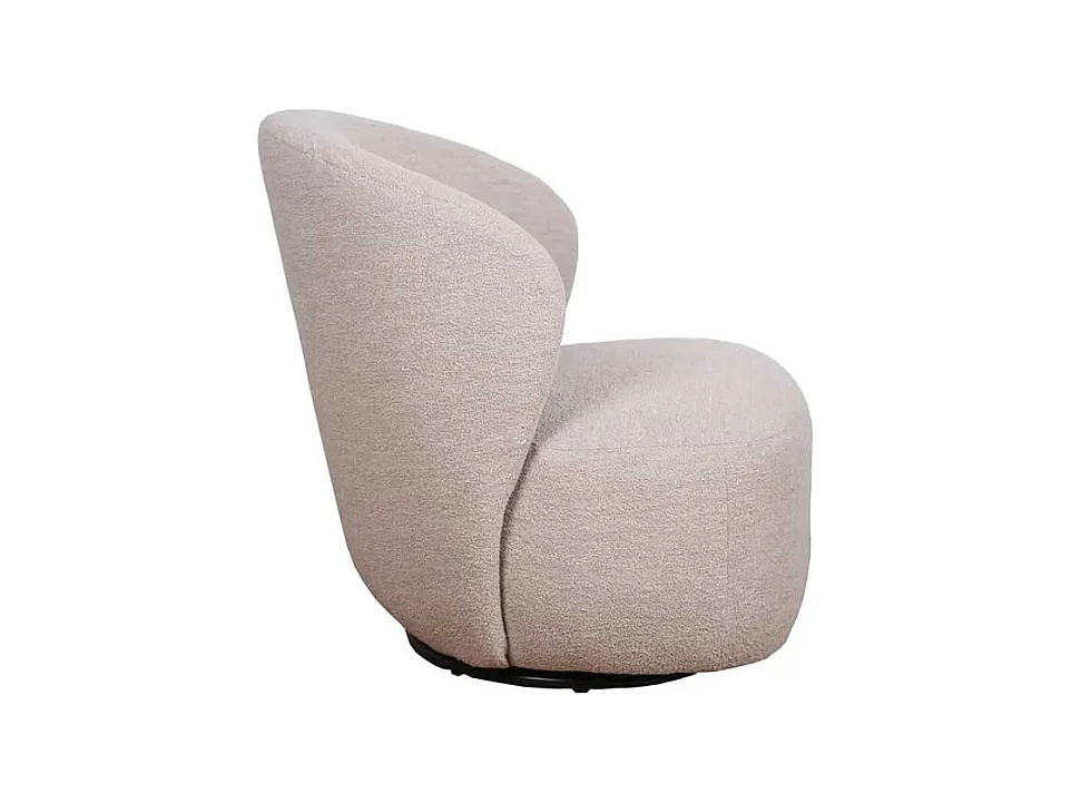 Sessel Polstersessel drehbar aus Boucle