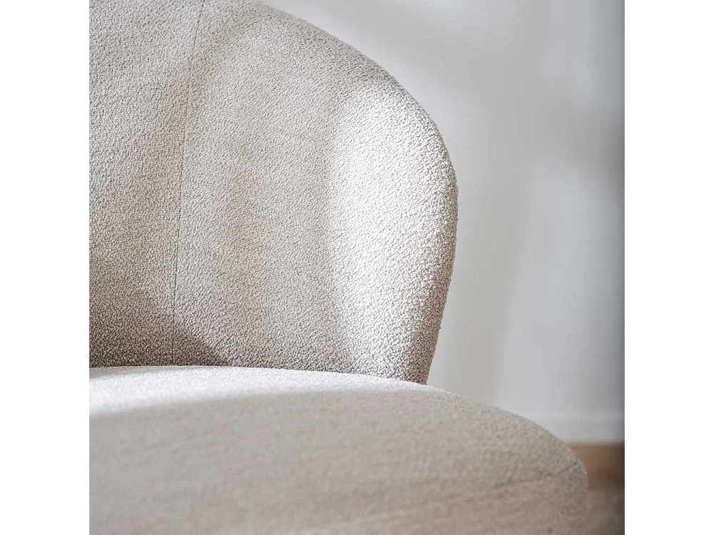 Sessel Polstersessel drehbar aus Boucle