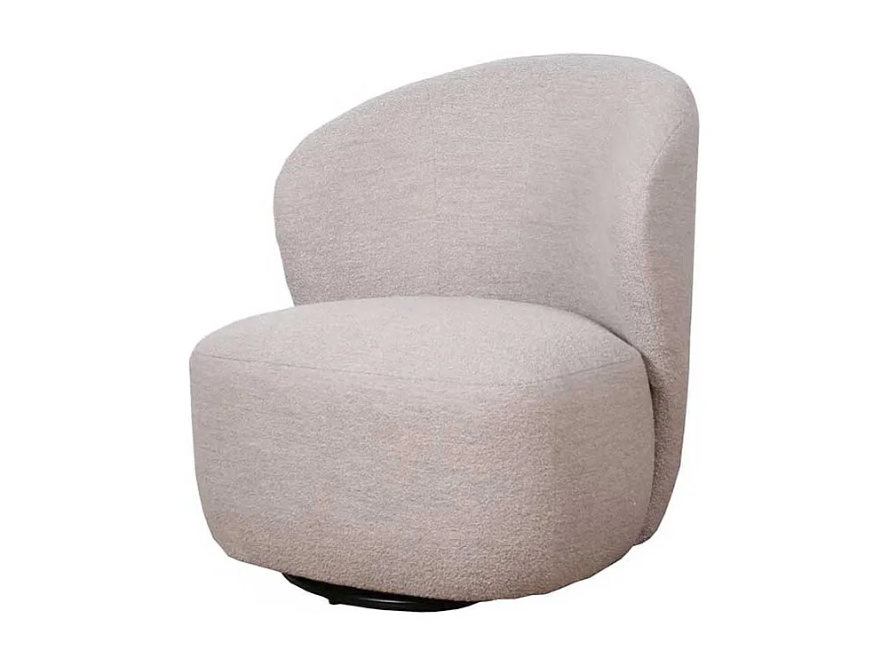 Sessel Polstersessel drehbar aus Boucle