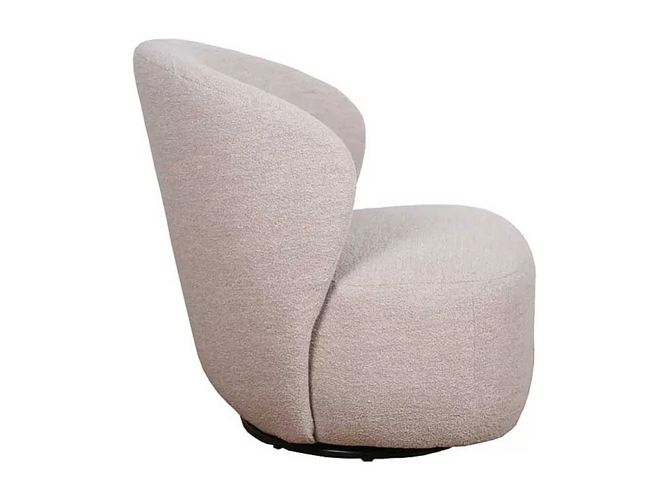 Sessel Polstersessel drehbar aus Boucle