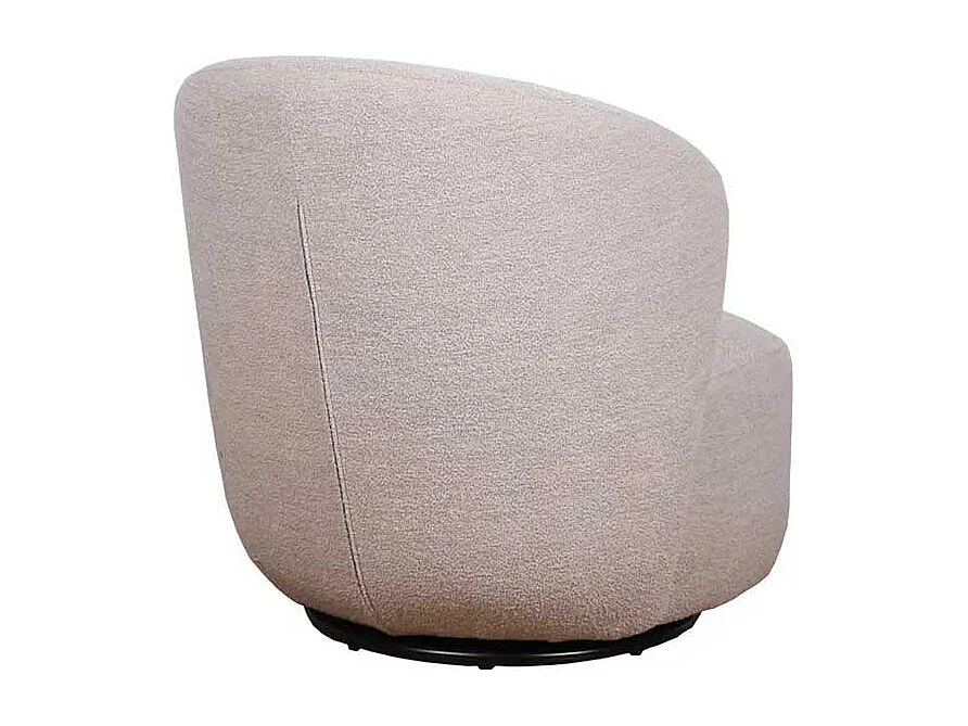 Sessel Polstersessel drehbar aus Boucle