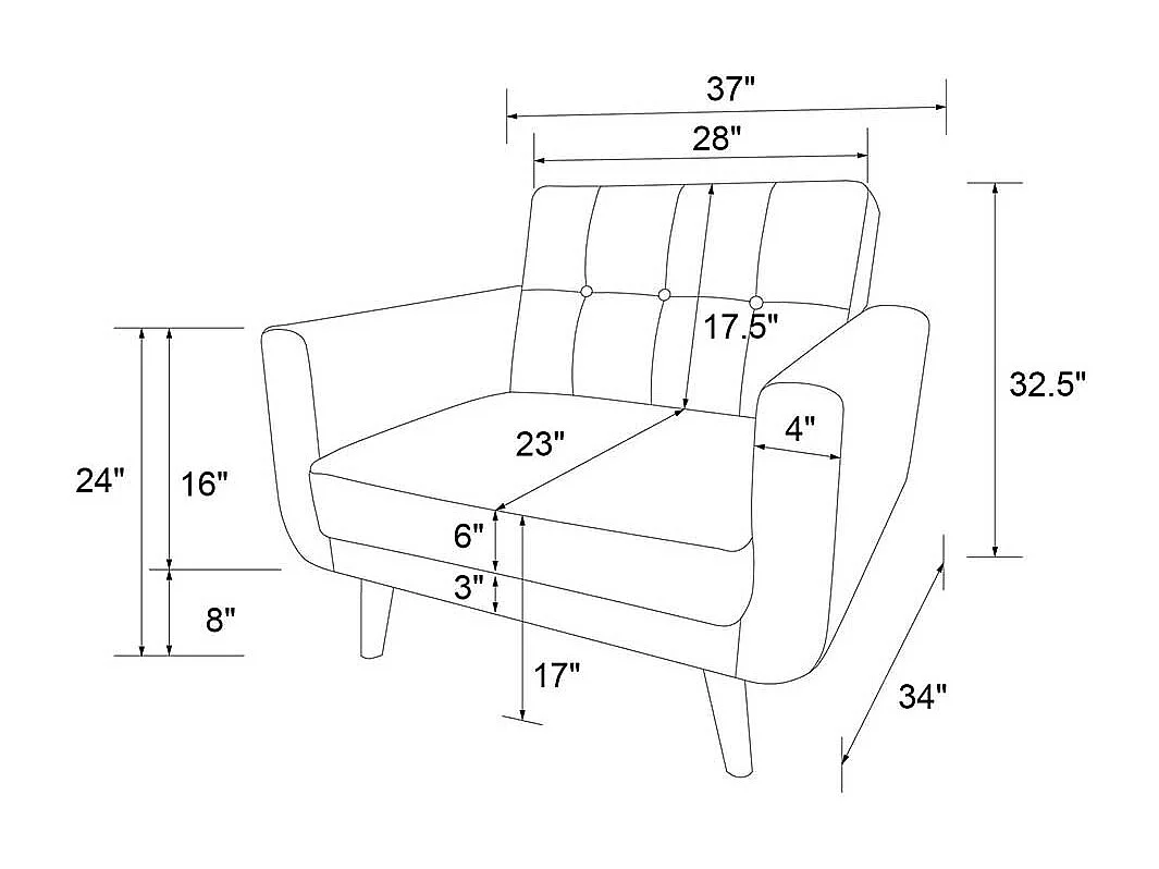 Kunstleder Wohnzimmersessel im Retrostil Schwarz und Dunkelbraun