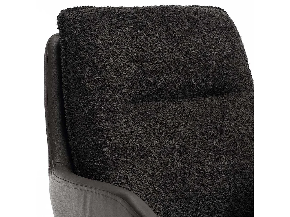 Armlehner Anthrazit mit hoher Rückenlehne Spidergestell (2er Set)