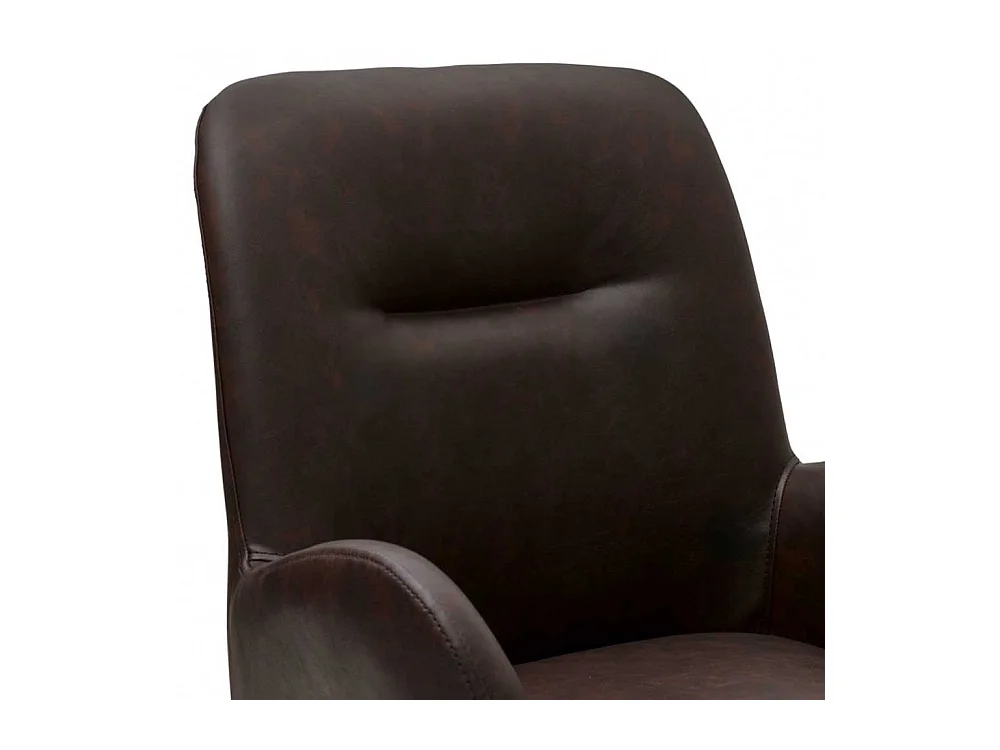 Speisezimmersessel Armstuhl mit Gestell aus Metall in Dunkelbraun (2er Set)