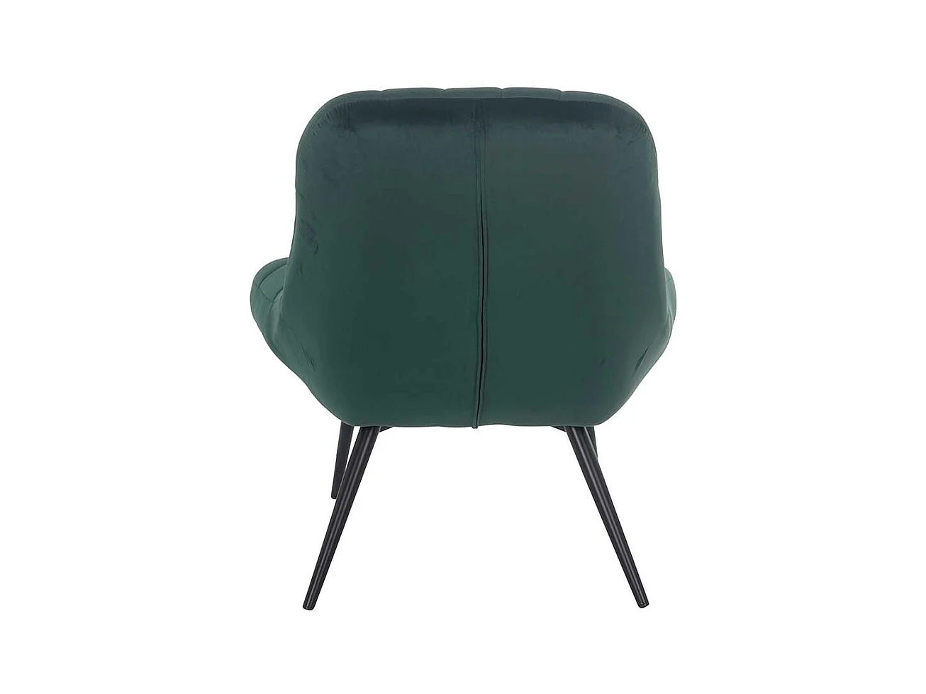 Samt Sessel in Dunkelgrün Retro Style