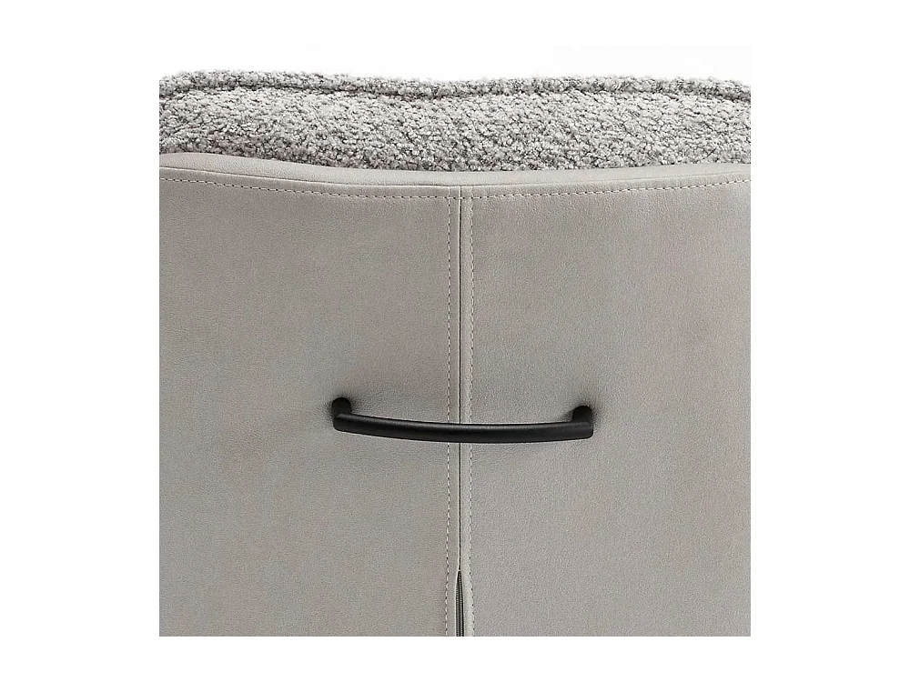 Esstisch Stühle mit Armlehnen in Grau Eichefarben (2er Set)