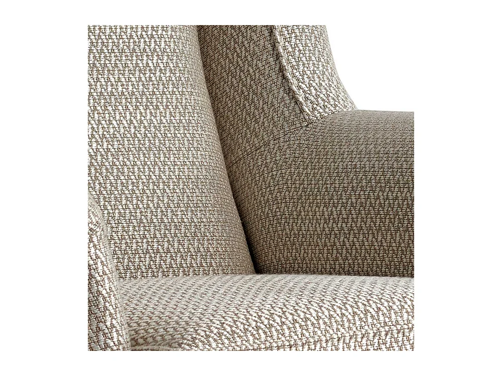 Wohnzimmersessel Beige im klassischen Stil 50 cm Sitzhöhe