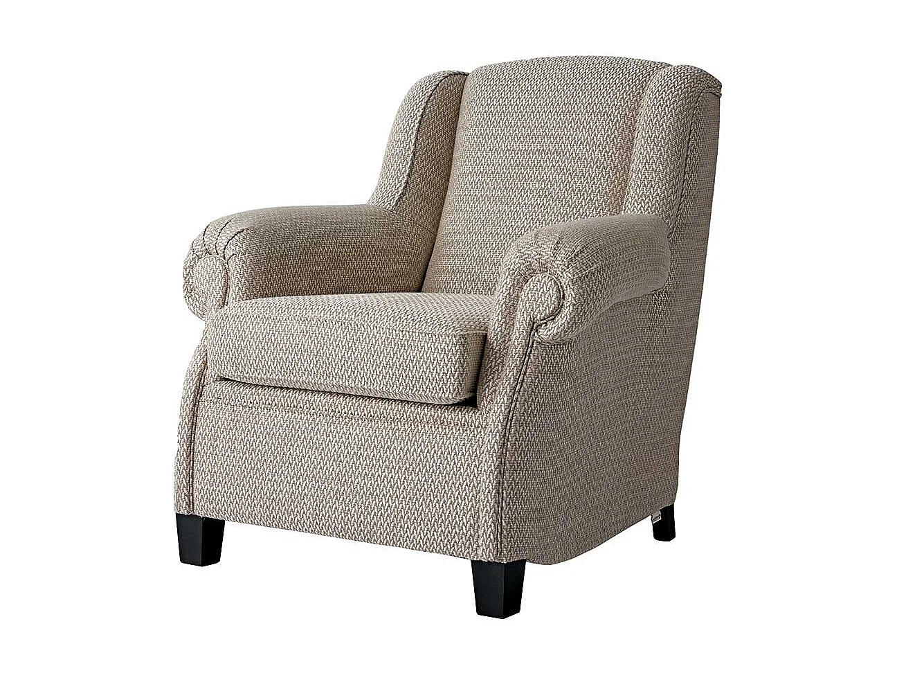 Wohnzimmersessel Beige im klassischen Stil 50 cm Sitzhöhe