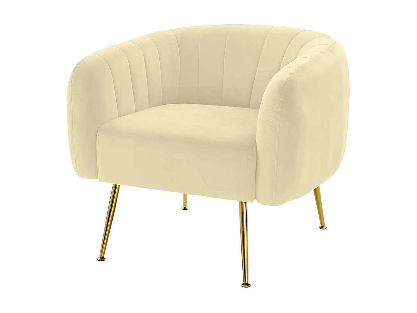 Cocktailsessel im Retrostil Vierfußgestell aus Metall