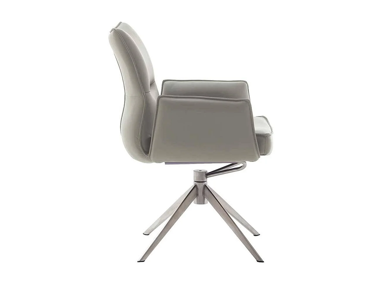 Esszimmerstuhl Stuhl Esszimmer aus Echtleder mit Armlehnen (2er Set)