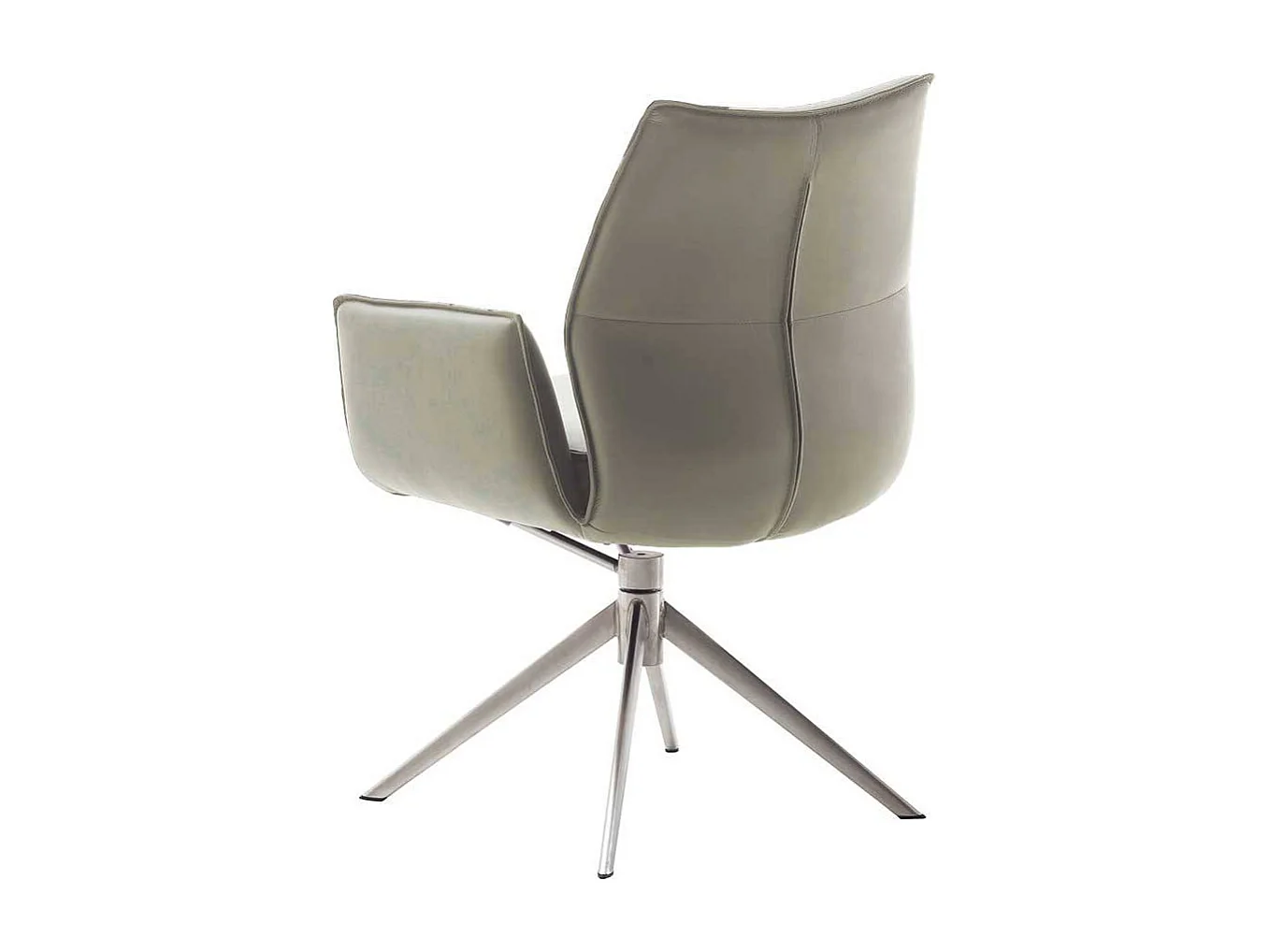 Esszimmerstuhl Stuhl Esszimmer aus Echtleder mit Armlehnen (2er Set)