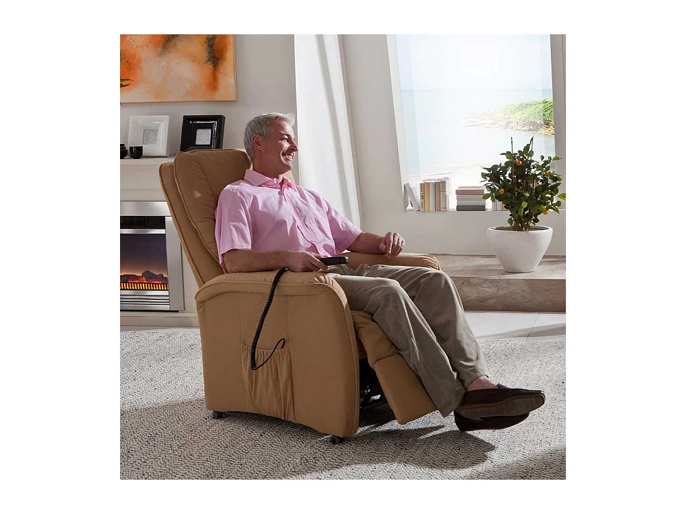 TV-Sessel mit verstellbarer Rückenlehne Aufstehhilfe