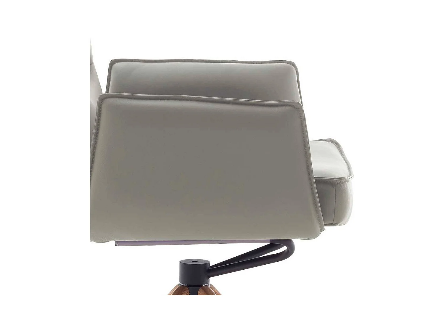 Esstischstuhl Stuhl Küche drehbar aus Echtleder (2er Set)