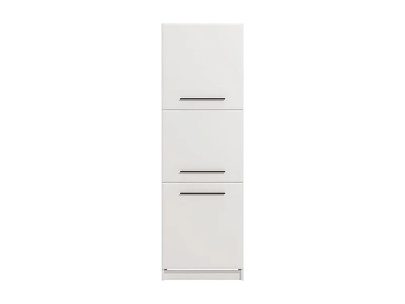 Colonne de cuisine 3 portes couleur blanc - Longueur 60 x Profondeur 57.5 x Hauteur 214.5 cm