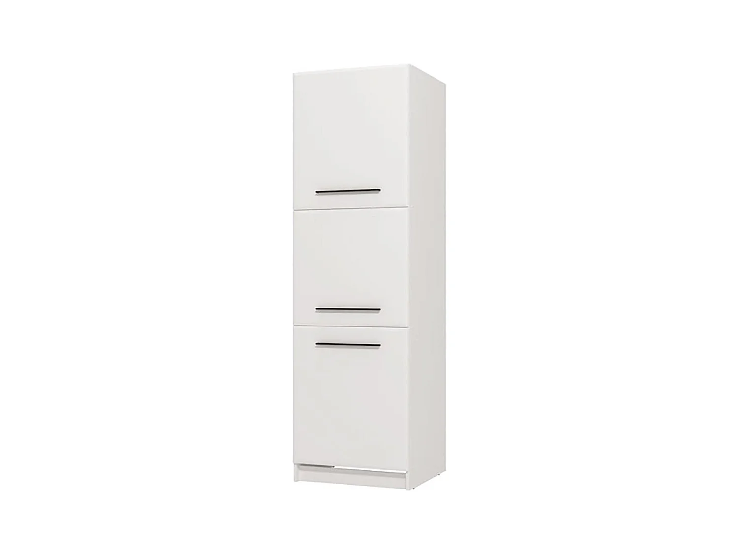 Colonne de cuisine 3 portes couleur blanc - Longueur 60 x Profondeur 57.5 x Hauteur 214.5 cm