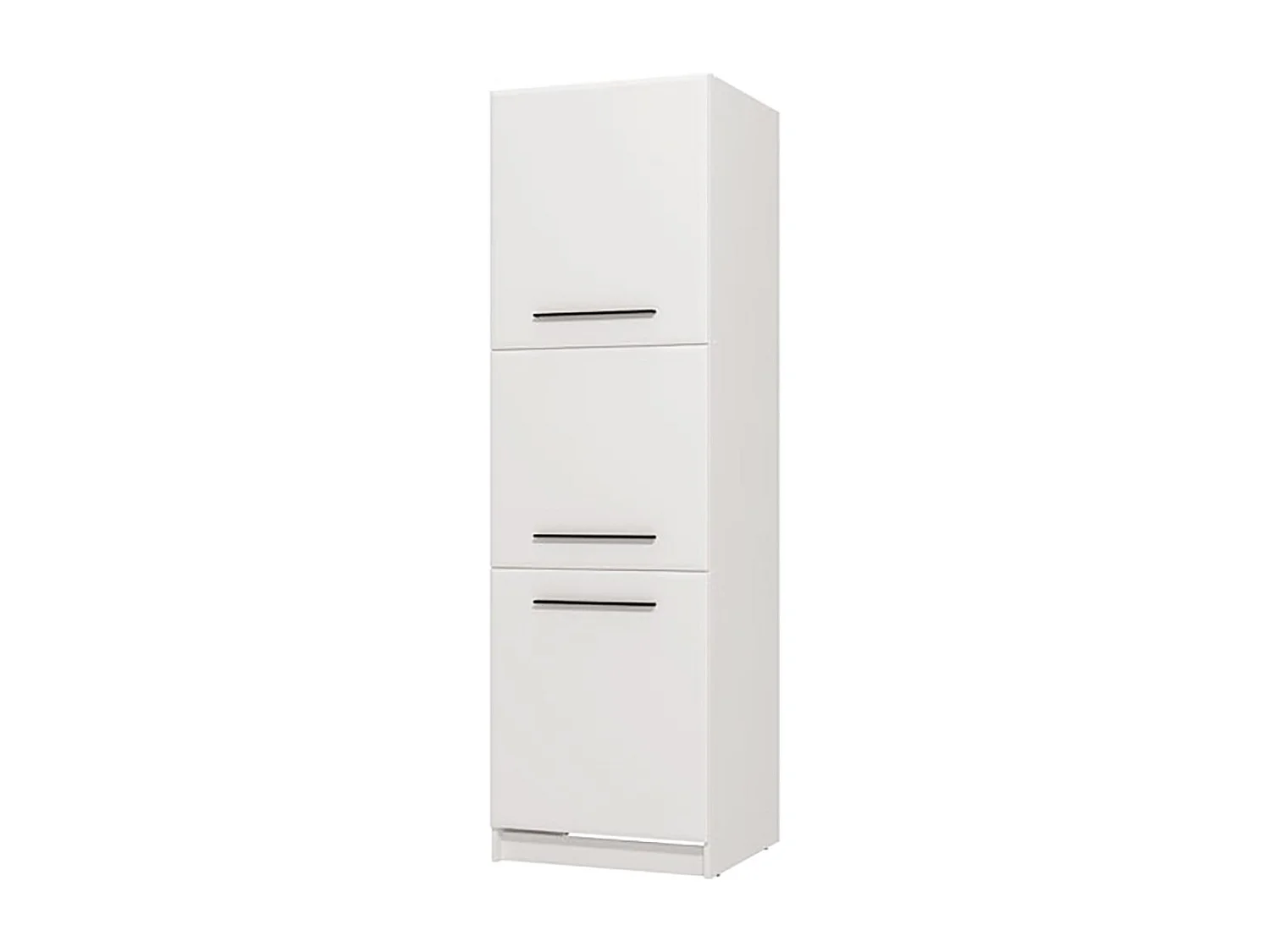 Colonne de cuisine 3 portes couleur blanc - Longueur 60 x Profondeur 57.5 x Hauteur 214.5 cm