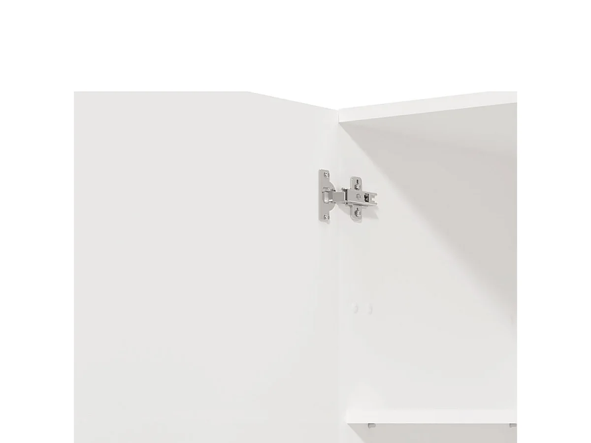 Colonne de cuisine 3 portes couleur blanc - Longueur 60 x Profondeur 57.5 x Hauteur 214.5 cm