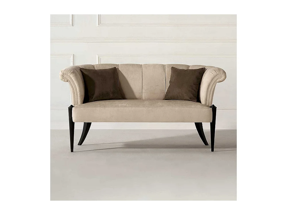 Sitzbank Esszimmer klassisch in Beige und Schwarz 168 cm breit