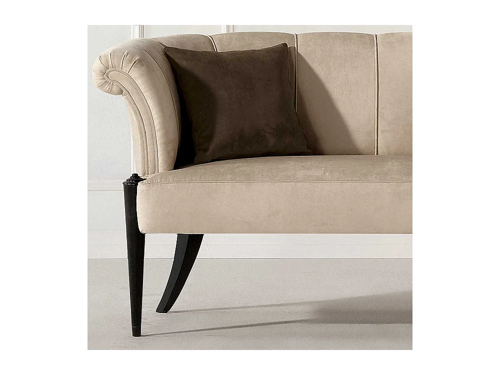 Sitzbank Esszimmer klassisch in Beige und Schwarz 168 cm breit