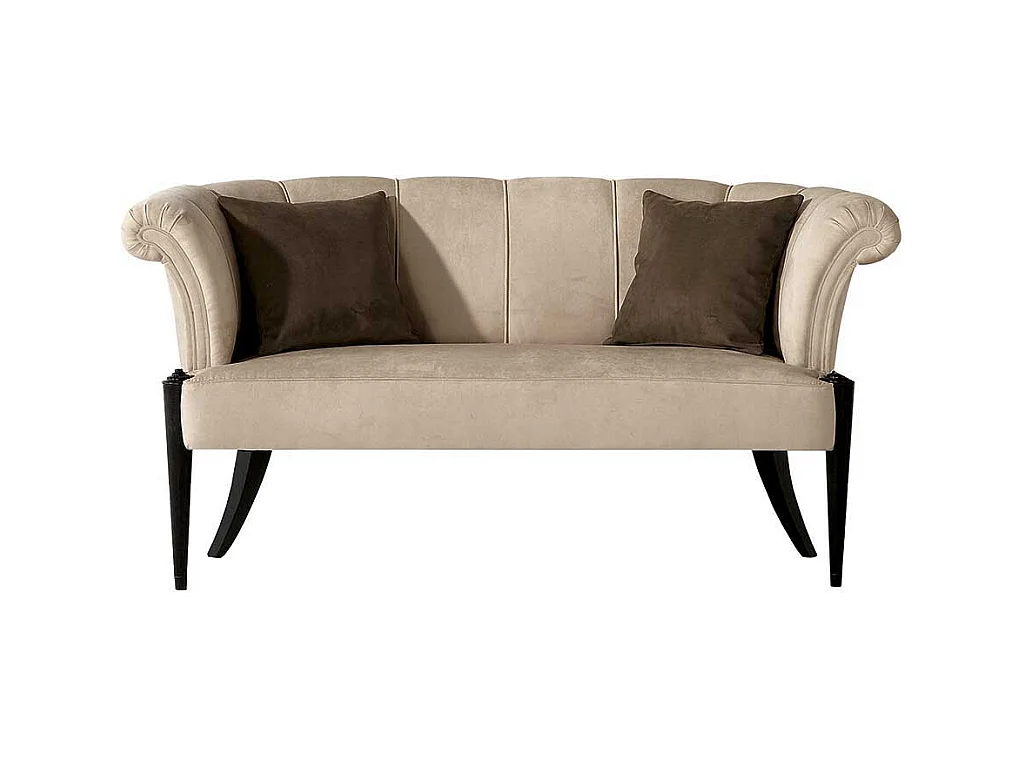 Sitzbank Esszimmer klassisch in Beige und Schwarz 168 cm breit